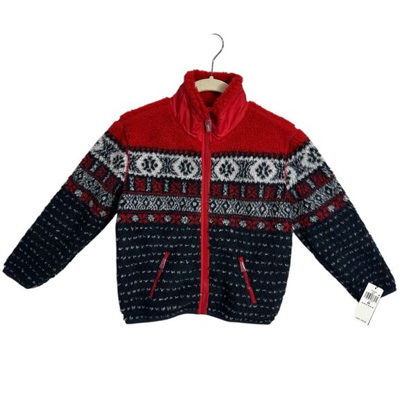 Polo Ralph‎ Lauren Little Girls Fair Isle Teddy Fleece Sweatshirt, SIZE 6X - Picture 3 of 13